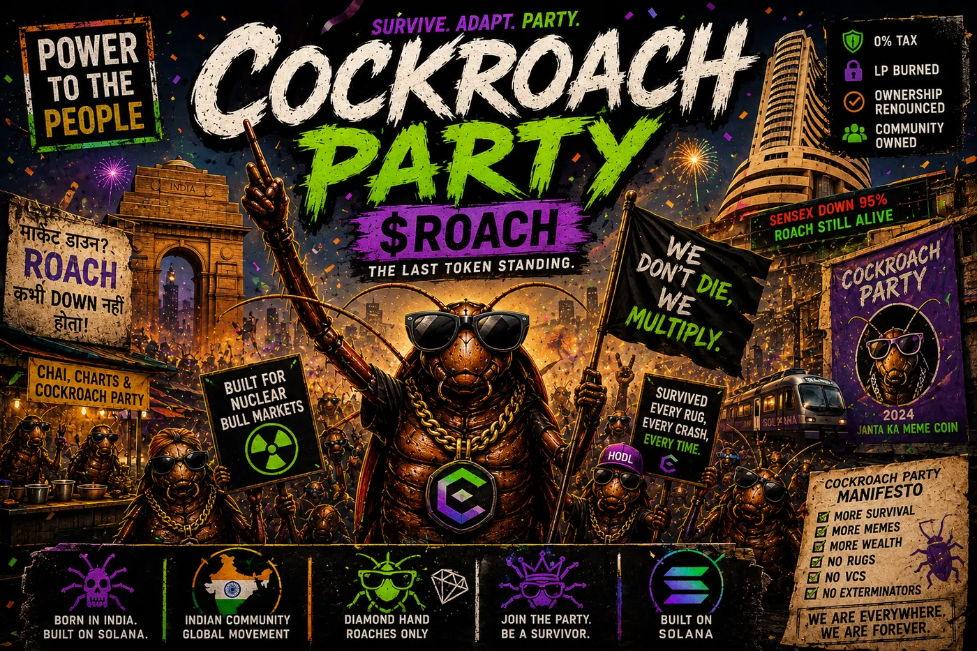 Cockroach Janta Party Manifesto
